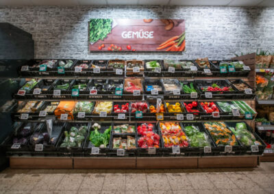 Obst- und Gemüseabteilung