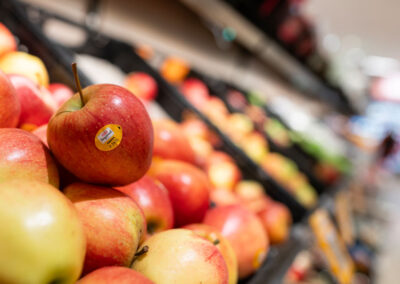 Obst- und Gemüseabteilung